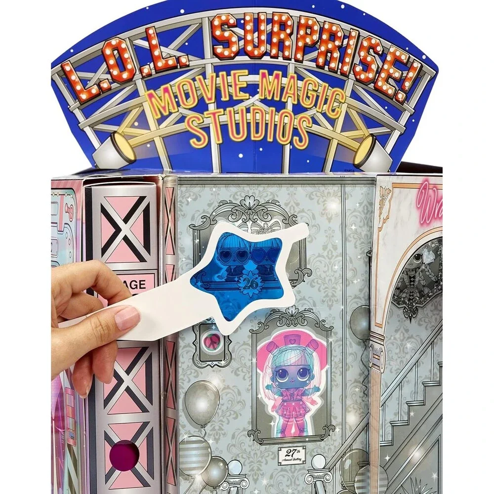 L.O.L. Surprise! OMG Movie Magic Studio w 70 Surprises 12 + 2 Fashion Dolls Set